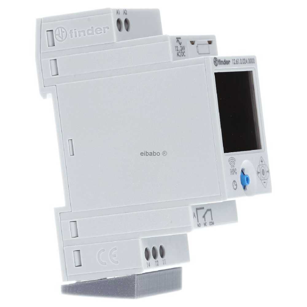 INTERRUPTOR HORARIO ASTRONOMICO / SEMANAL TIPO 12.A1 2CC 16A. ON/OFF FINDER