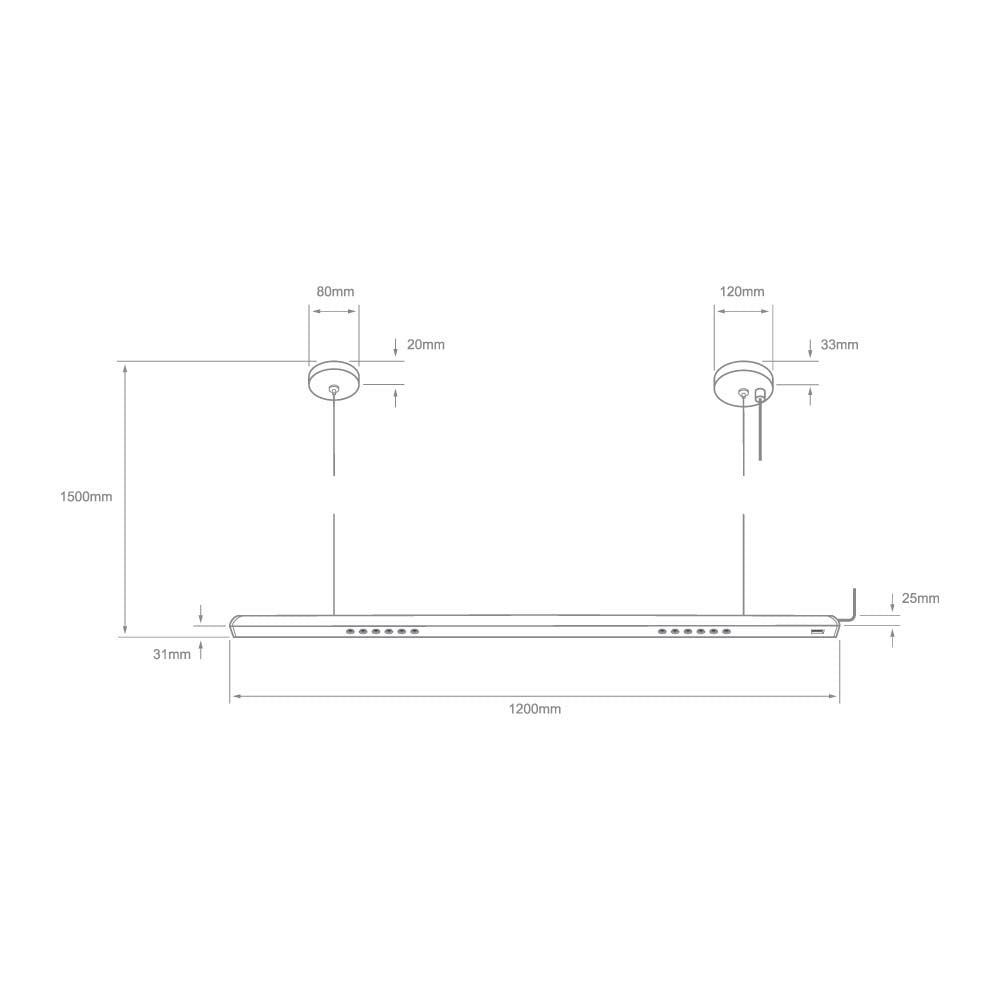 LUMINARIO INT LED 12.5W 100-240V 420LM 30K BCO