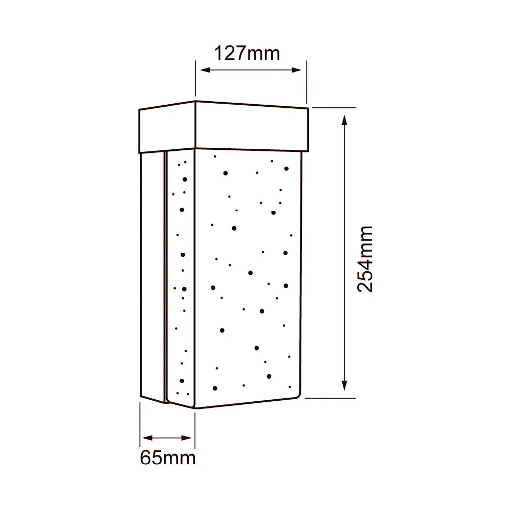 LAMPARA DE PARED ARBOTANTE12 W LUZ CALIDA BRILLANTE ATENUABLE