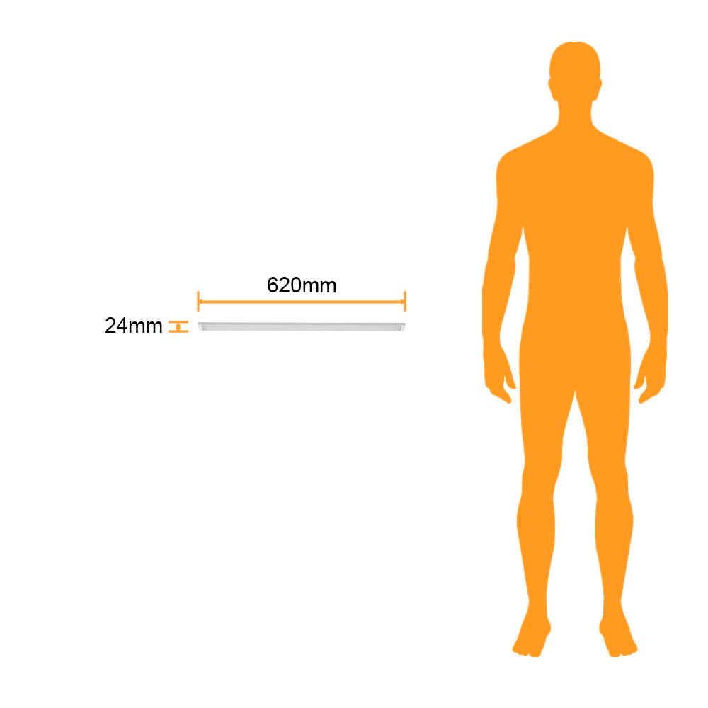 INTERIOR REGLETA LED 12W 4000K BCO