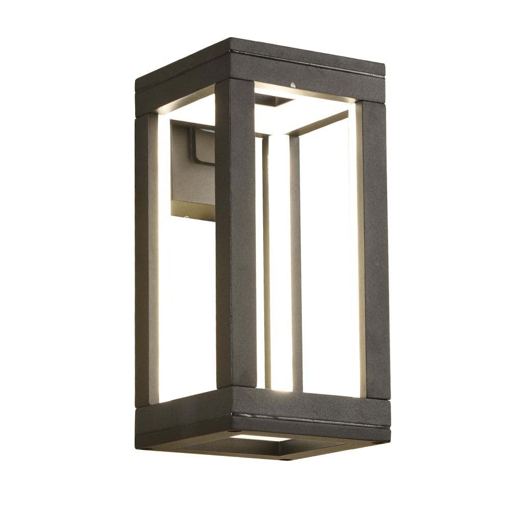 LUMINARIO LED ARBOTANTE EXTERIOR 12W NEGRO