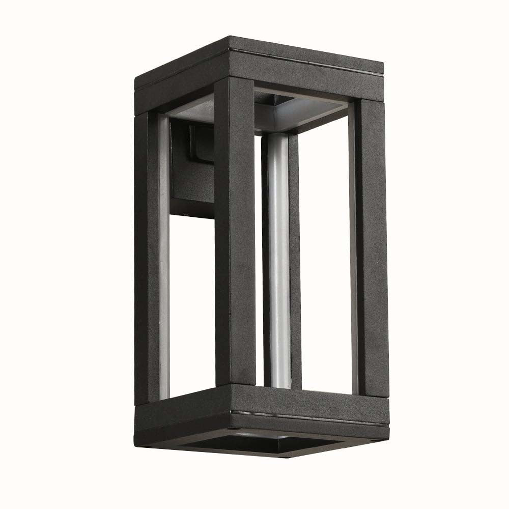 LUMINARIO LED ARBOTANTE EXTERIOR 12W NEGRO