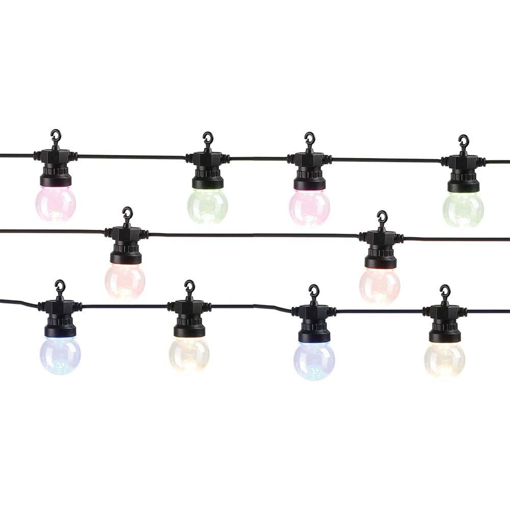 GUIRNALDA SERIE 10 LUCES LED SMART WIFI 7MTS. RGB + BLANCO COMPATIBLE APPMOVIL Y ASISTENTE VOZ ***TECNOLITE HAE***