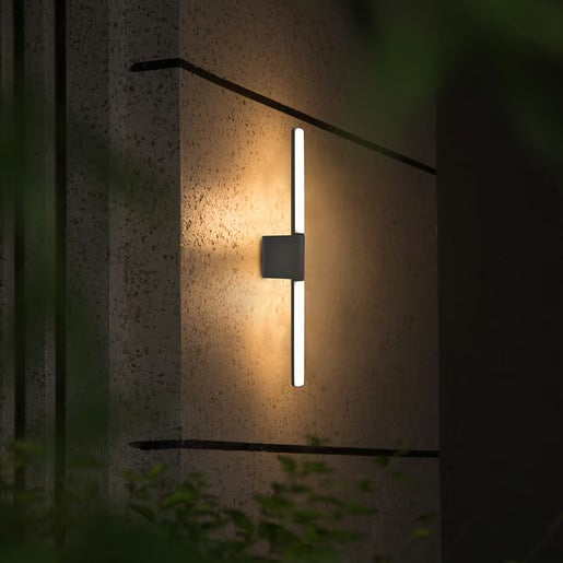 LAMPARA DE PARED ARBOTANTE LED EXTERIOR 12.5 W LUZ CALIDA BRILLANTE DIRIGIBLE IP44 NO ATENUABLE