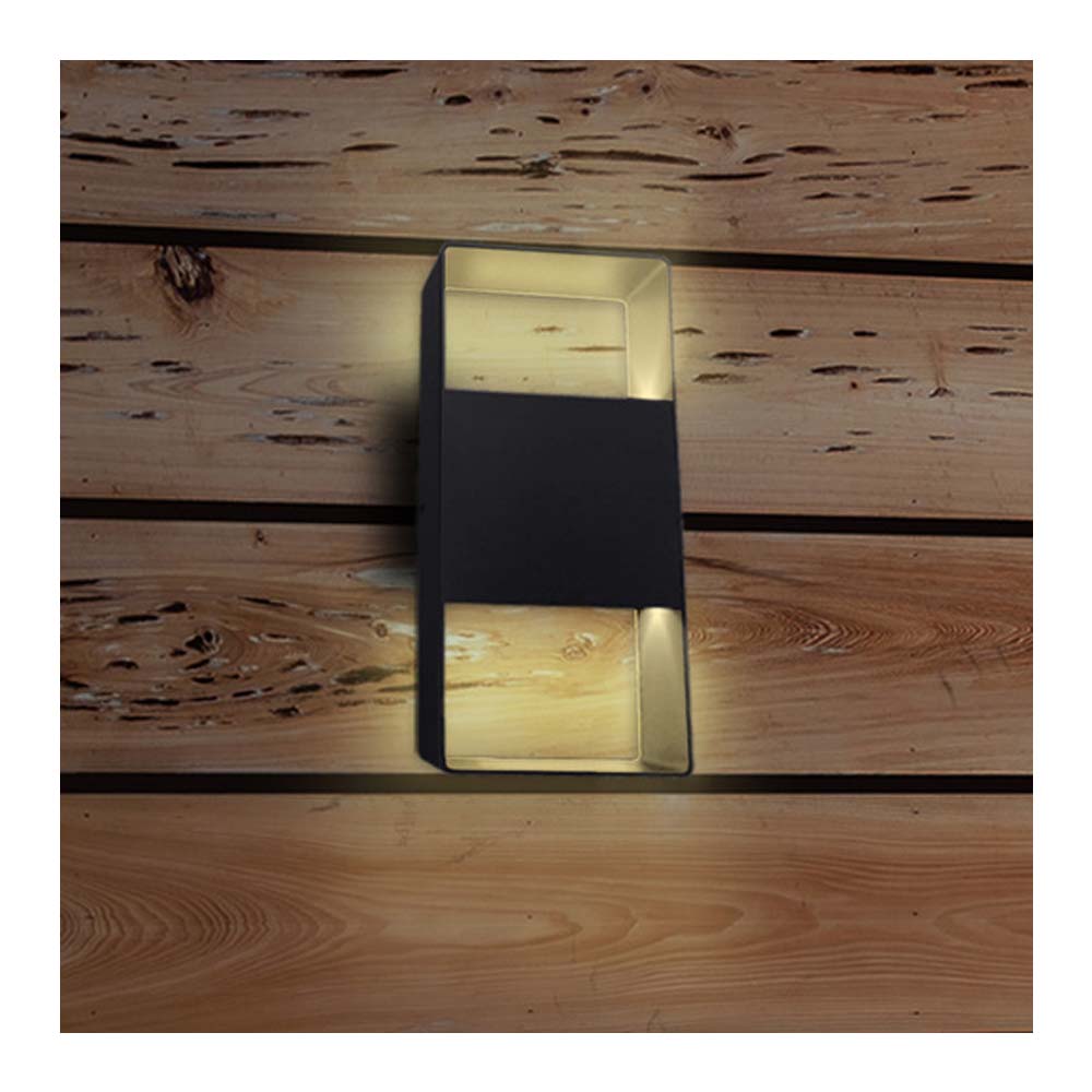 LÁMPARA DE EXTERIOR LED TIAKI TECNOLITE PARA SOBREPONER 12W LUZ SUAVE CÁLIDA