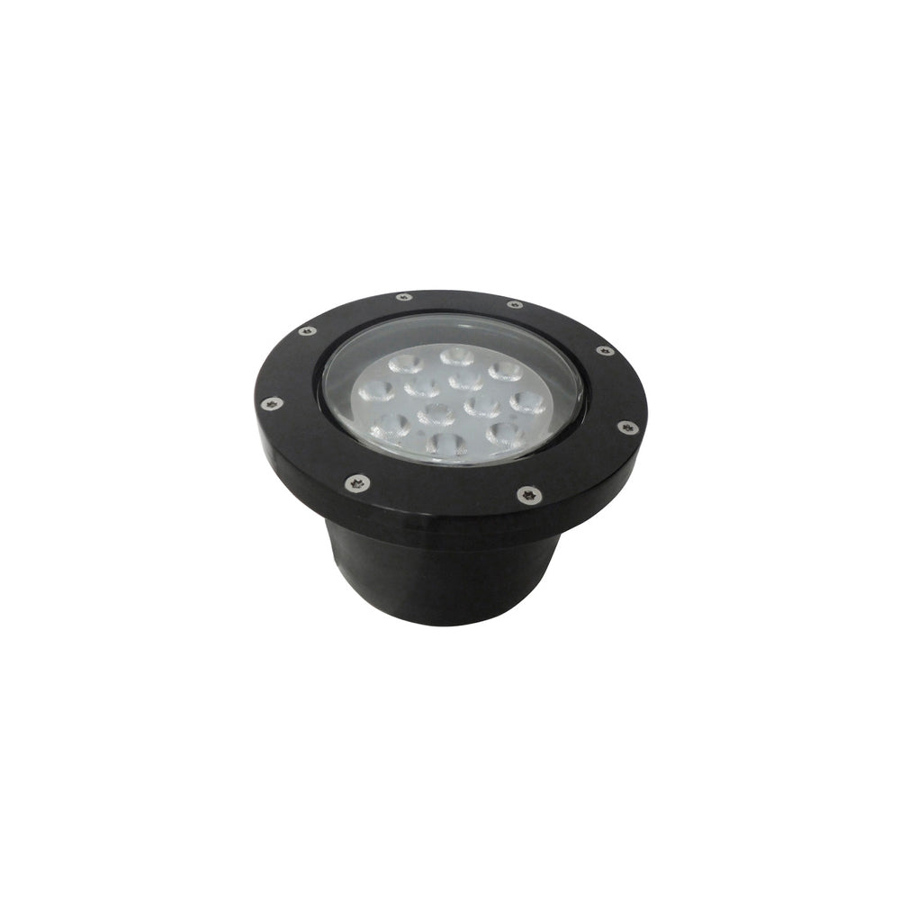 LÁMPARA DE EXTERIOR LED CUENCA IV TECNOLITE DE PISO EMPOTRABLE 12W LUZ SUAVE CÁLIDA LED INTEGRADO