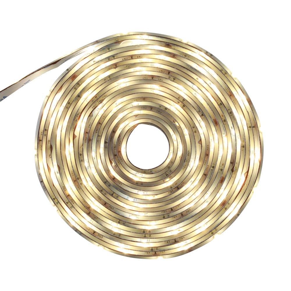 TIRA LED INT/EXT 12W 100V-240V IRC80 LUZ AMARILLA IP20 CONTROLADOR Y ELIMINADOR IP44 140 25000HR BLANCO/TRANSPARENTE