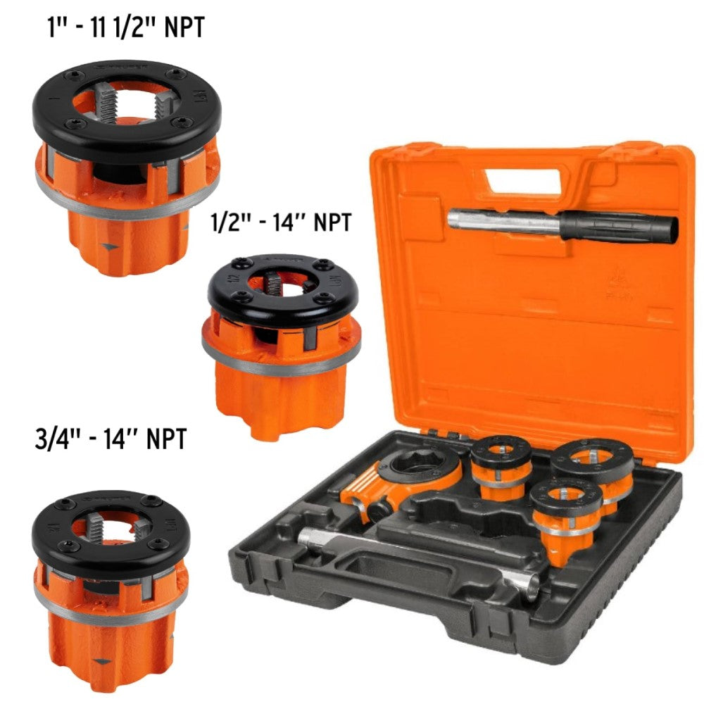 JGO. 4 TARRAJAS P/TUBO TA-850 13070 TRUPER