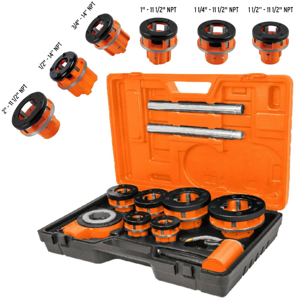 JGO. 9 TARRAJAS P/TUBO TA-851 13071 TRUPER