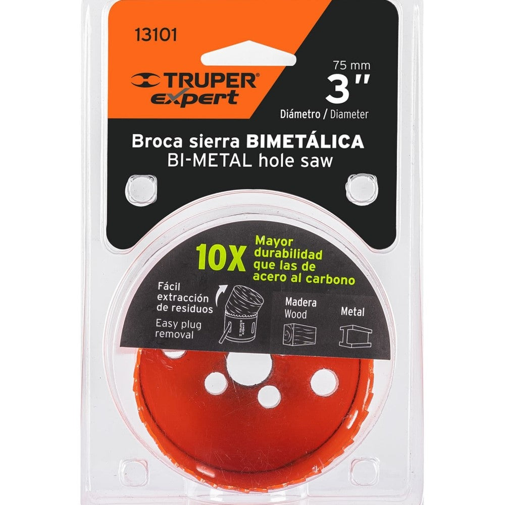 BROCASIERRA BIMETALICA 3" TRUPER