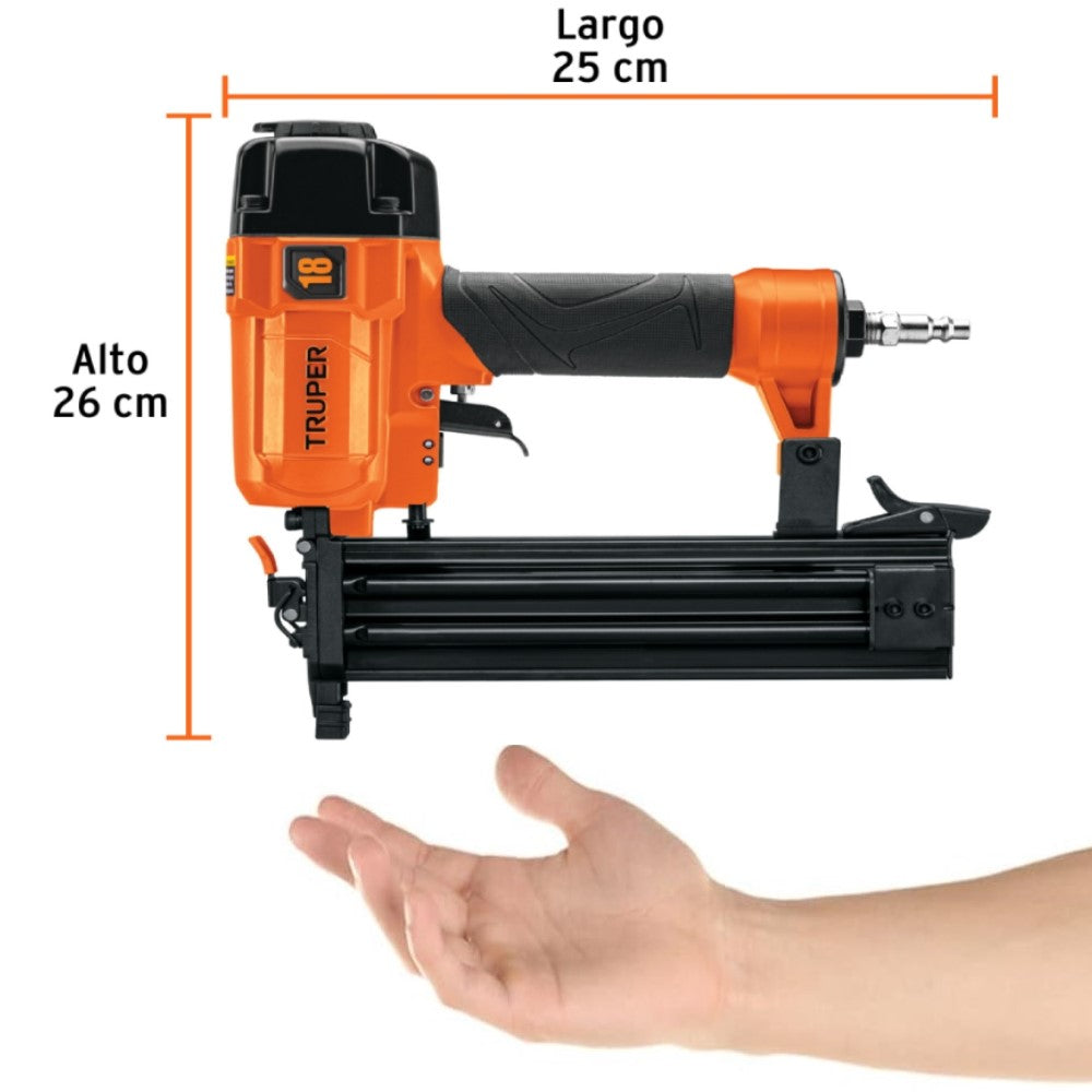 CLAVADORA NEUMATICA PROFESIONAL CAL.18 CLNE-18 TRUPER