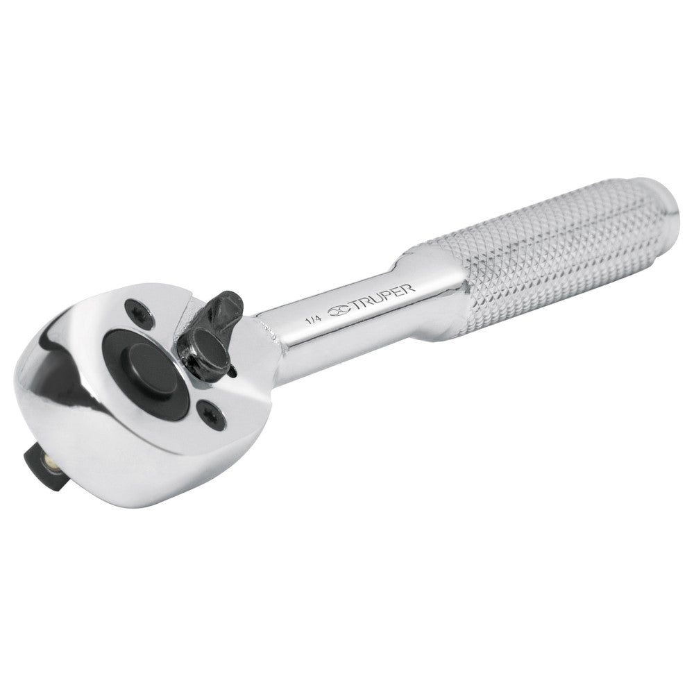 MATRACA LIBERACIÓN RÁPIDA, CABEZA DE PERA, CUADRO 1/4" TRUPER HERRAMIENTAS