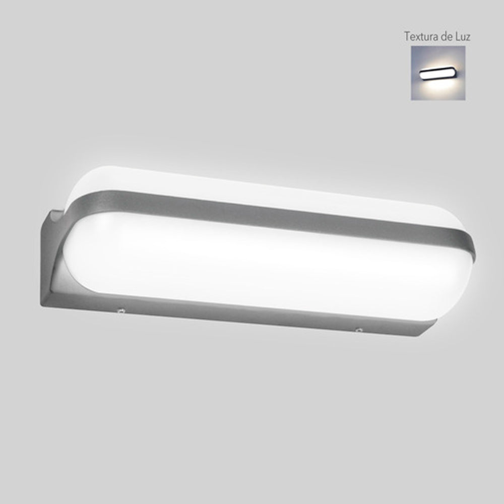 LÁMPARA DE EXTERIOR LED CLAUDIO TECNOLITE PARA SOBREPONER 13W LUZ BLANCA NEUTRA