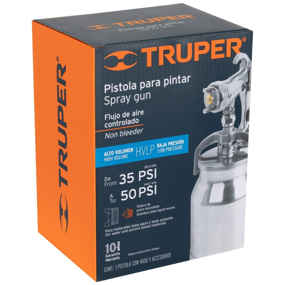 PISTOLA PARA PINTARSUCCION HVLP VASO ALUM BOQUILLA 1.4MM