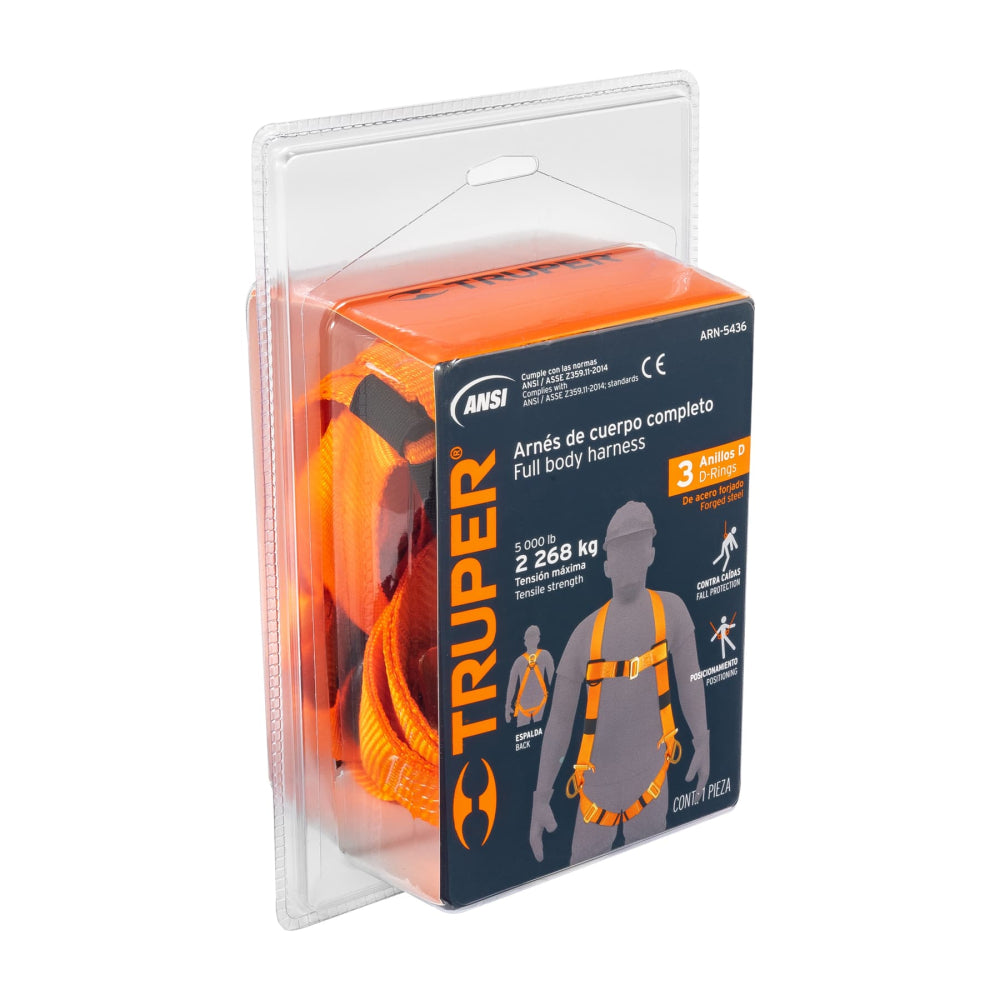 ARNES DE CUERPO COMPLETO 3 ANILLOS LATERALES ANSI MCA TRUPER