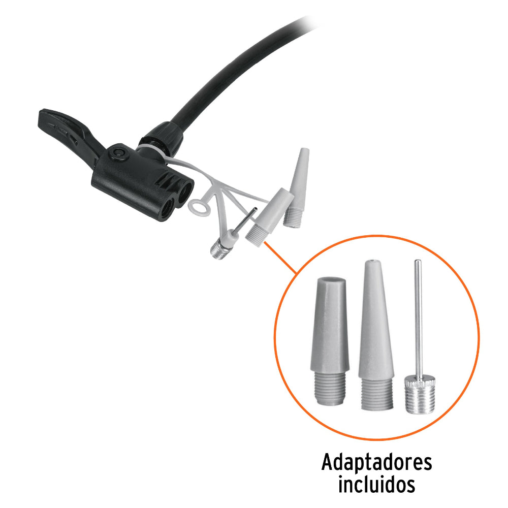 BOMBA PARA INFLAR DE 23" MCA TRUPER MECANICA