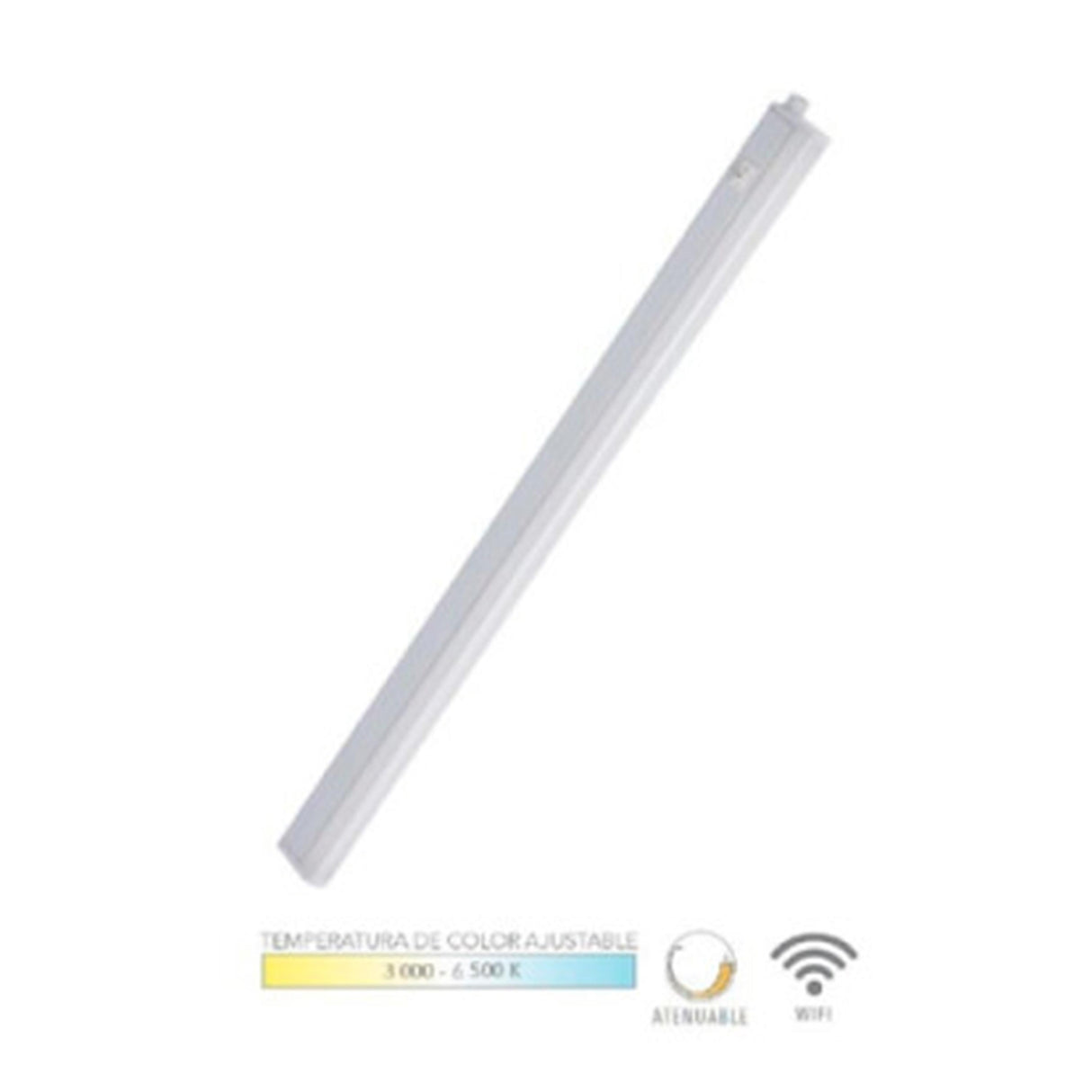 LAMPARA LINEAL LED AMPUS SMART 14W. LUZ BLANCA DINAMICA ATENUABLE COMPATIBLE APP Y ASISTENTE VOZ *** EXHIBIDO ***