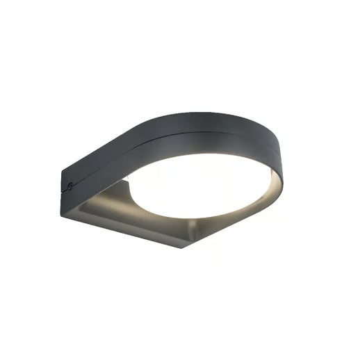 LUMINARIO EXT MURO LED 14W 30K GRIS