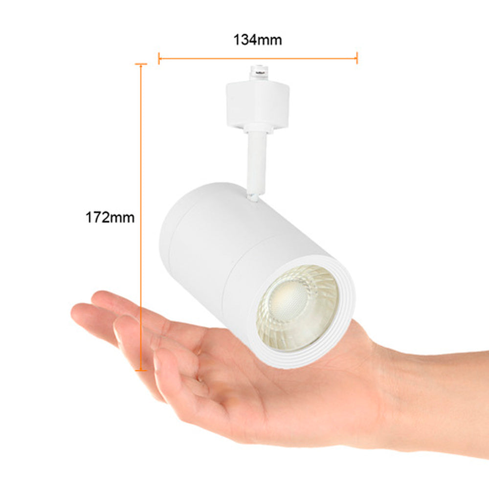 SPOT DE RIEL LED TECNOLITE HALLEY I SMART INTELIGENTE 14W LUZ RGB Y BLANCA ATENUABLE COMPATIBLE CON APP MÓVIL Y ASISTENTES DE VOZ BLANCO