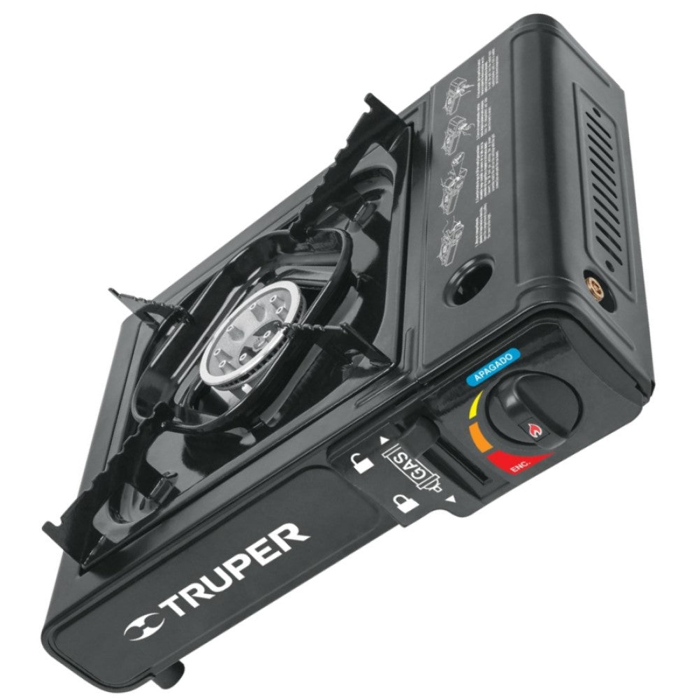 ESTUFILLA PORTATIL ENCENDIDO ELECTRINICO P/LATA 1/4 VUELTA MCA TRUPPER