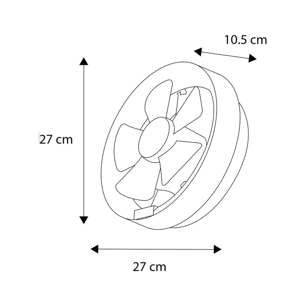 EXTRACTOR REDONDO 8-PG BLANCO