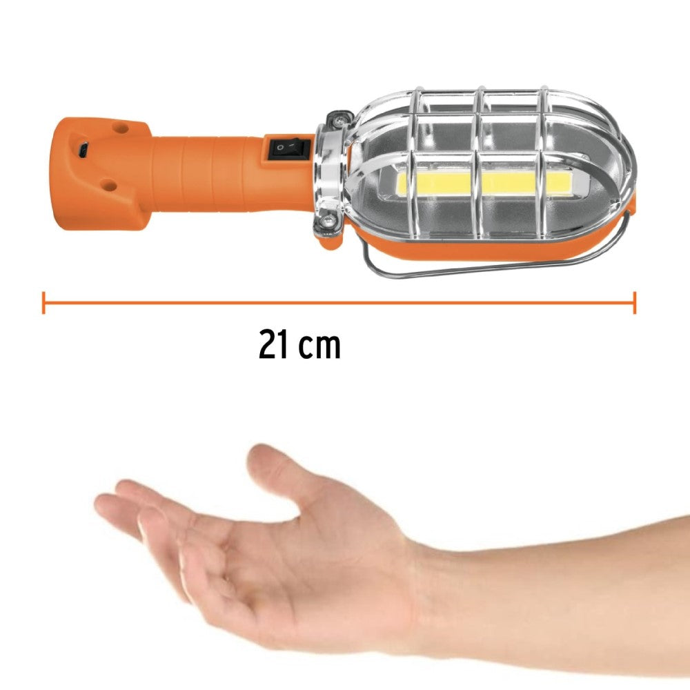 LAMPARA LED 280 LM DE TALLER RECARGABLE *** OFRECER 211221 ***