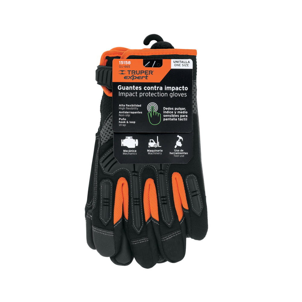 GUANTES USO AUTOMOTRIZ UNITALLA ANTI-IMPACTO 15158 GU-665 TRUPER