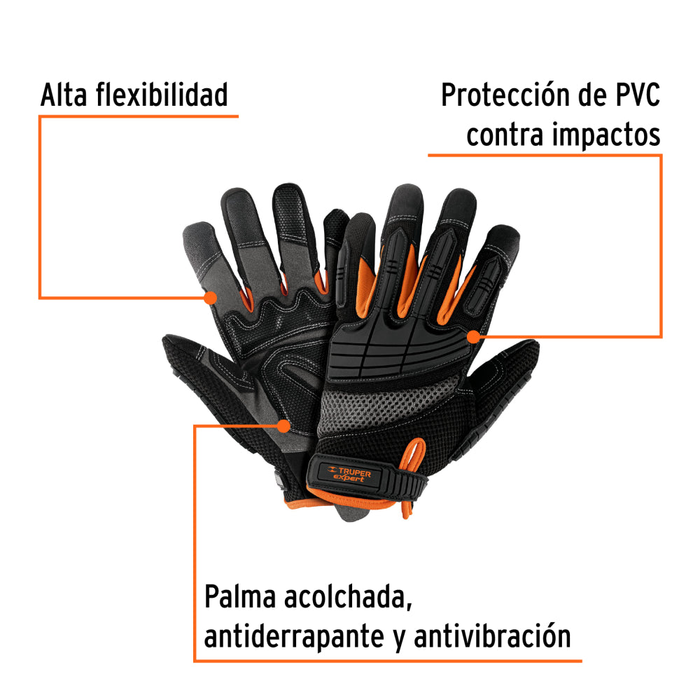 GUANTES USO AUTOMOTRIZ UNITALLA ANTI-IMPACTO 15158 GU-665 TRUPER