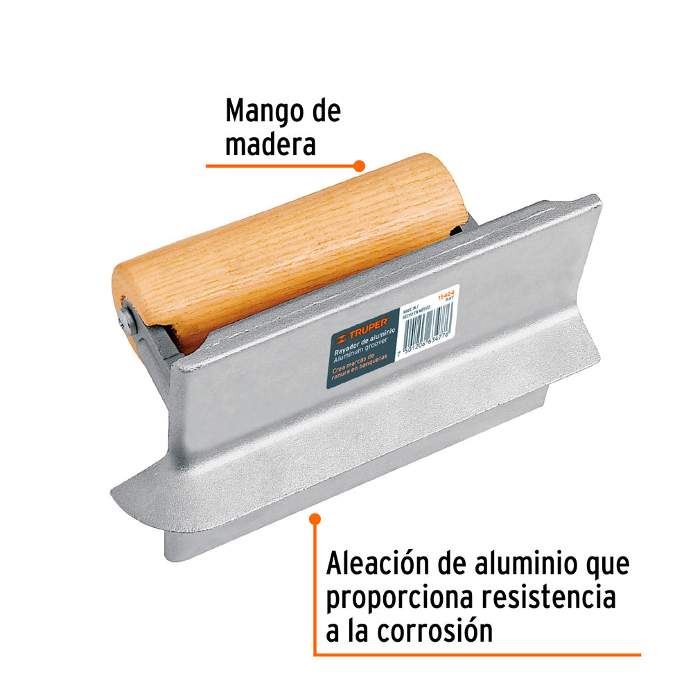 VOLTEADOR DE ALUMINIO 15424 TRUPER CONSTRUCCION *** OFRECER 123195 ***