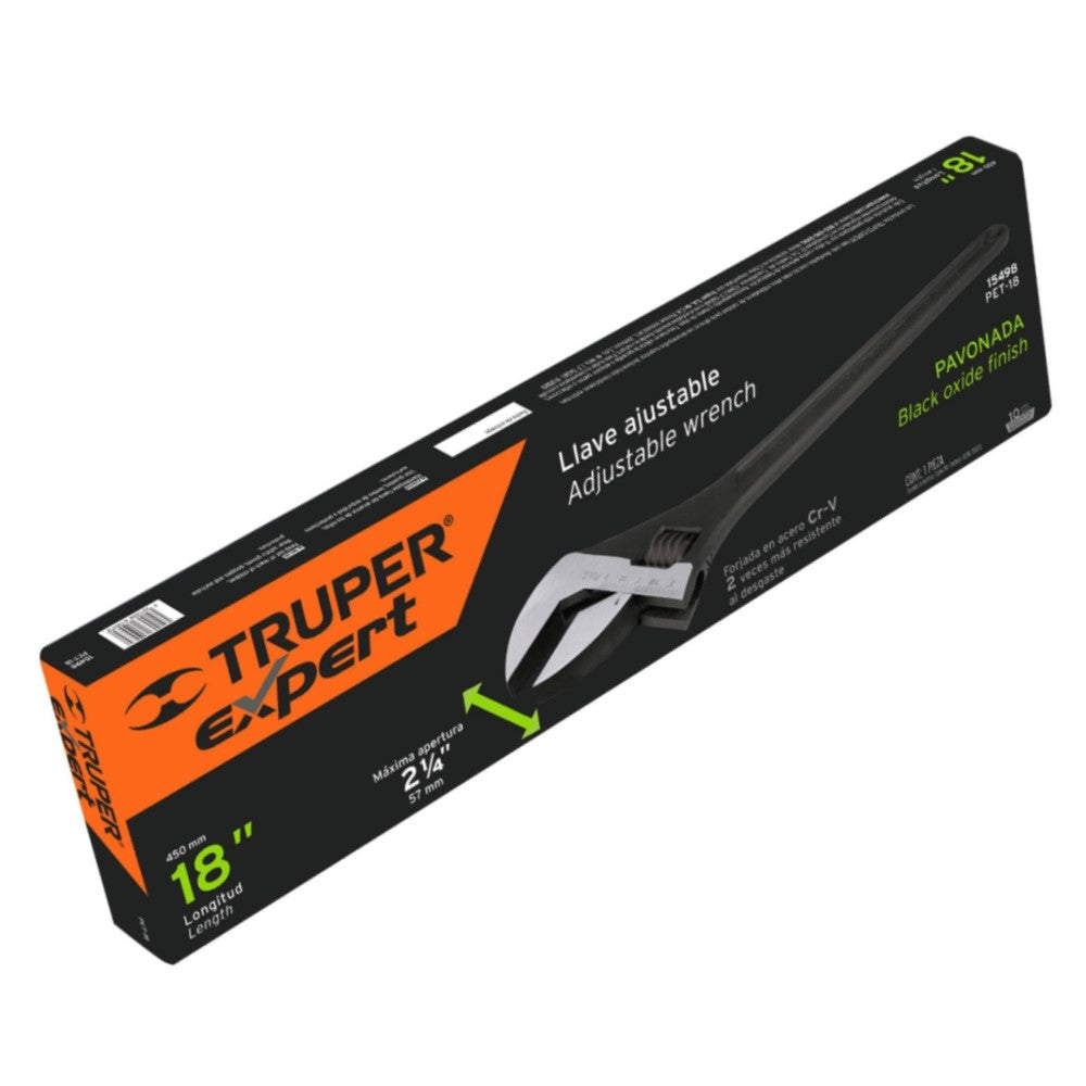 PERICO PROFESIONAL PAVONADO 18" TRUPER EXPERT EN TARJETA MCA TRUPER HERRAMIENTAS