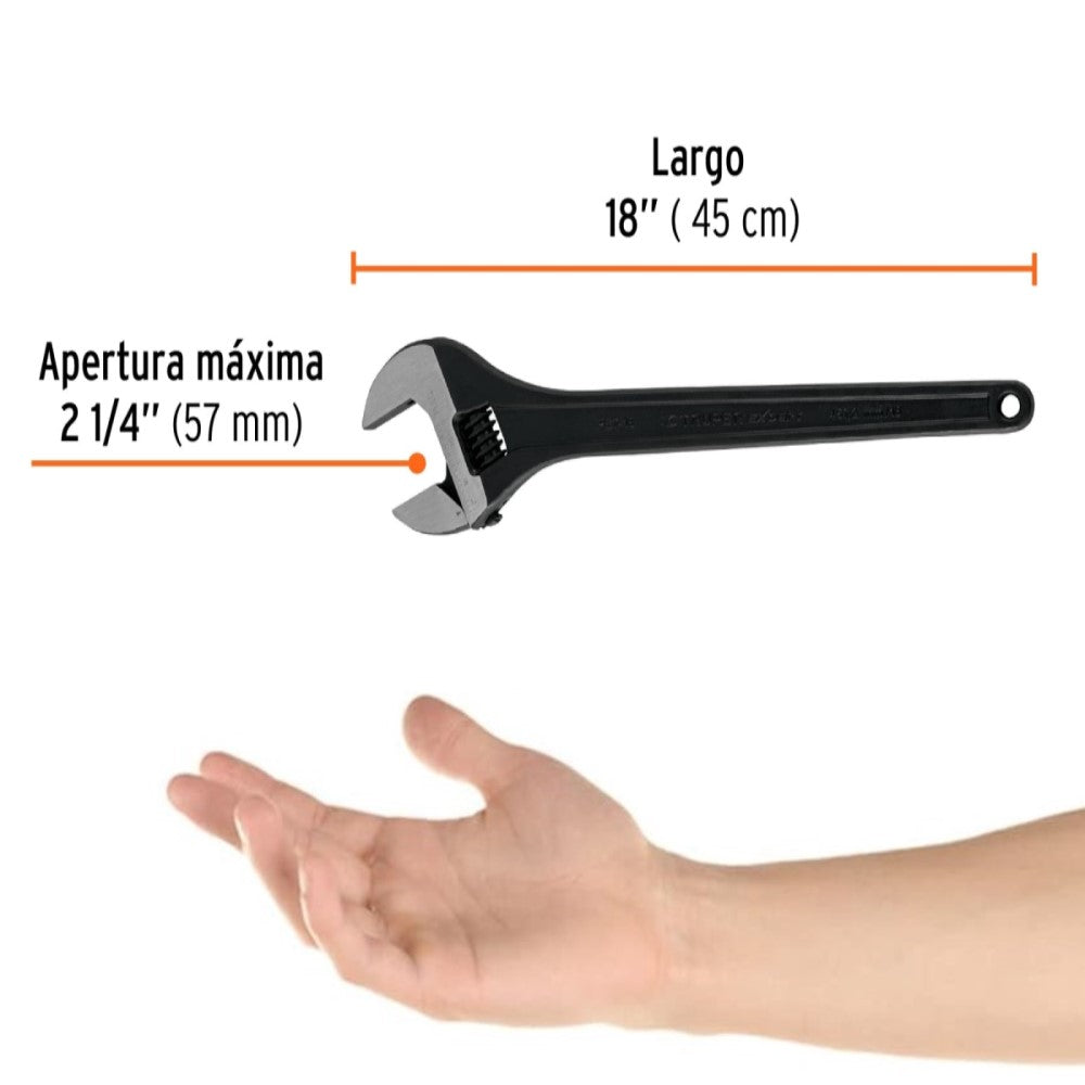 PERICO PROFESIONAL PAVONADO 18" TRUPER EXPERT EN TARJETA MCA TRUPER HERRAMIENTAS