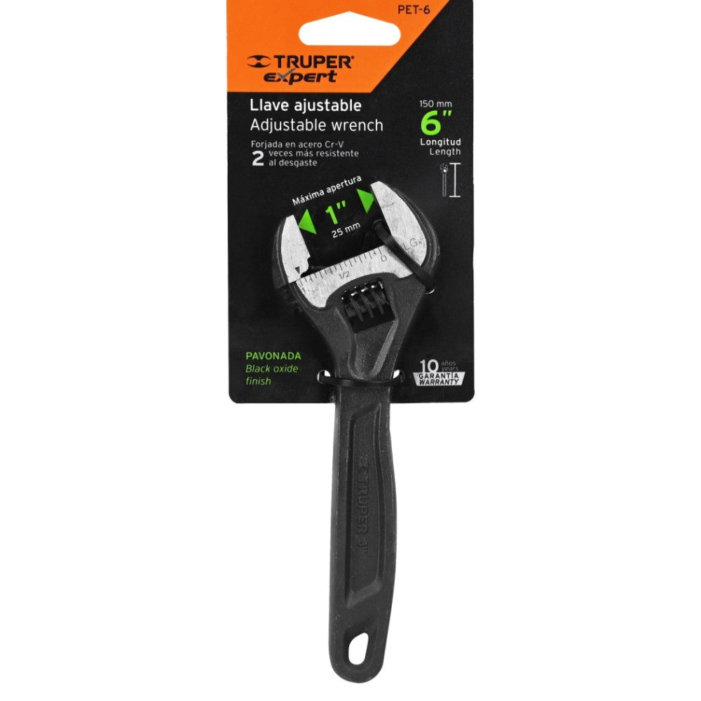 PERICO PROFESIONAL PAVONADO 6" TRUPER EXPERT EN TARJETA MCA TRUPER HERRAMIENTAS