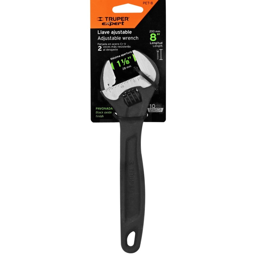 PERICO PROFESIONAL PAVONADO 8" TRUPER EXPERT EN TARJETA MCA TRUPER HERRAMIENTAS