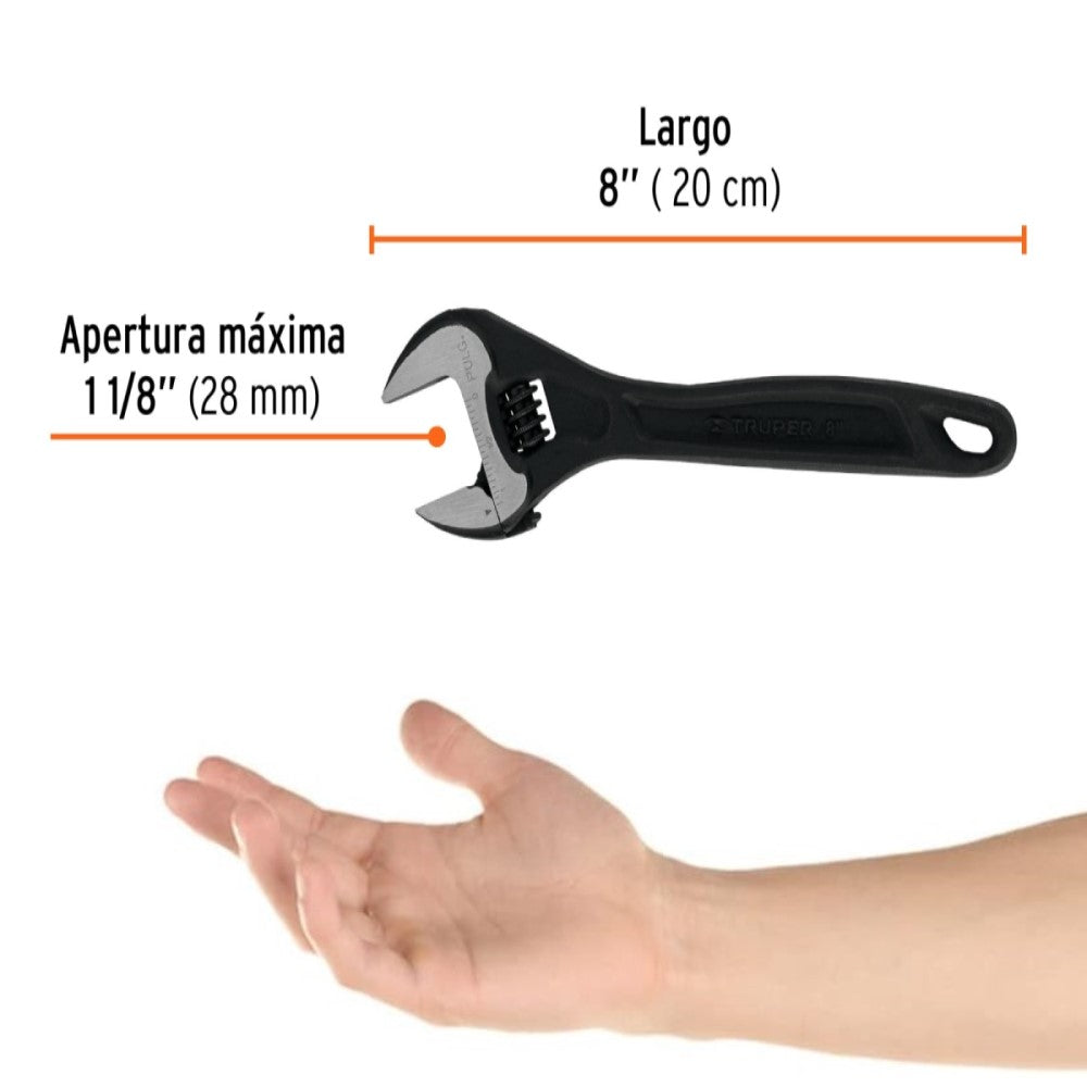 PERICO PROFESIONAL PAVONADO 8" TRUPER EXPERT EN TARJETA MCA TRUPER HERRAMIENTAS