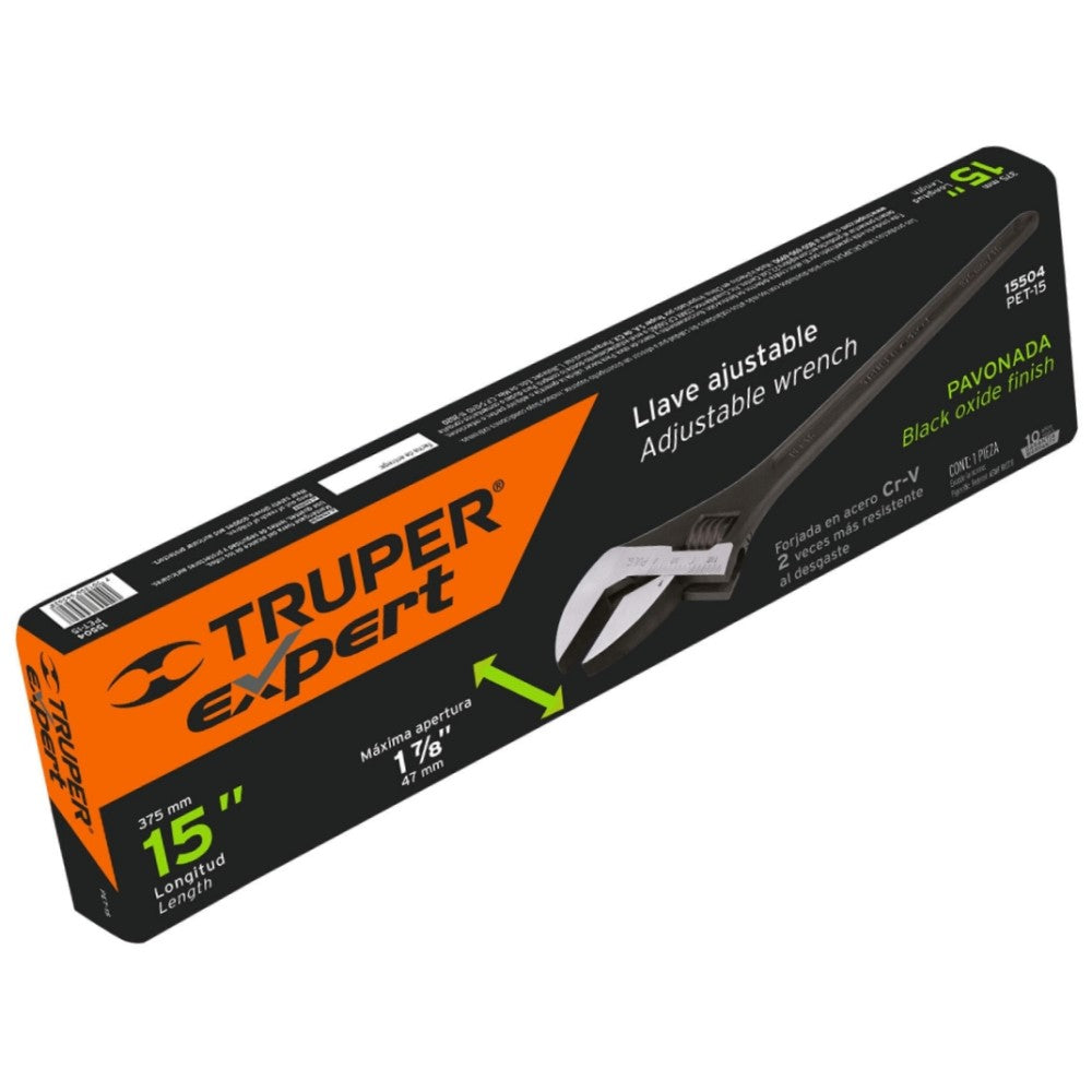 PERICO PROFESIONAL PAVONADO 15" TRUPER EXPERT EN TARJETA MCA TRUPER HERRAMIENTAS