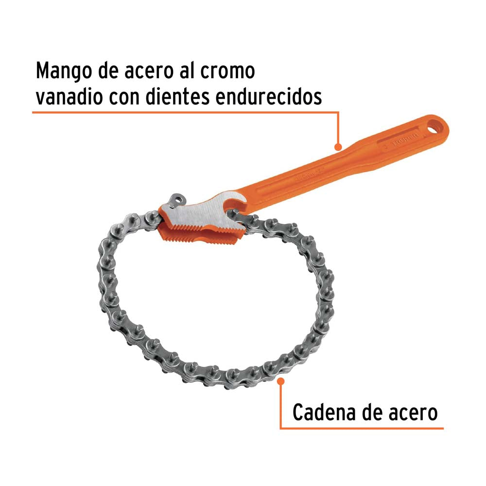 LLAVE UNIVERSAL CON CADENA 15515 TRUPER MECANICA