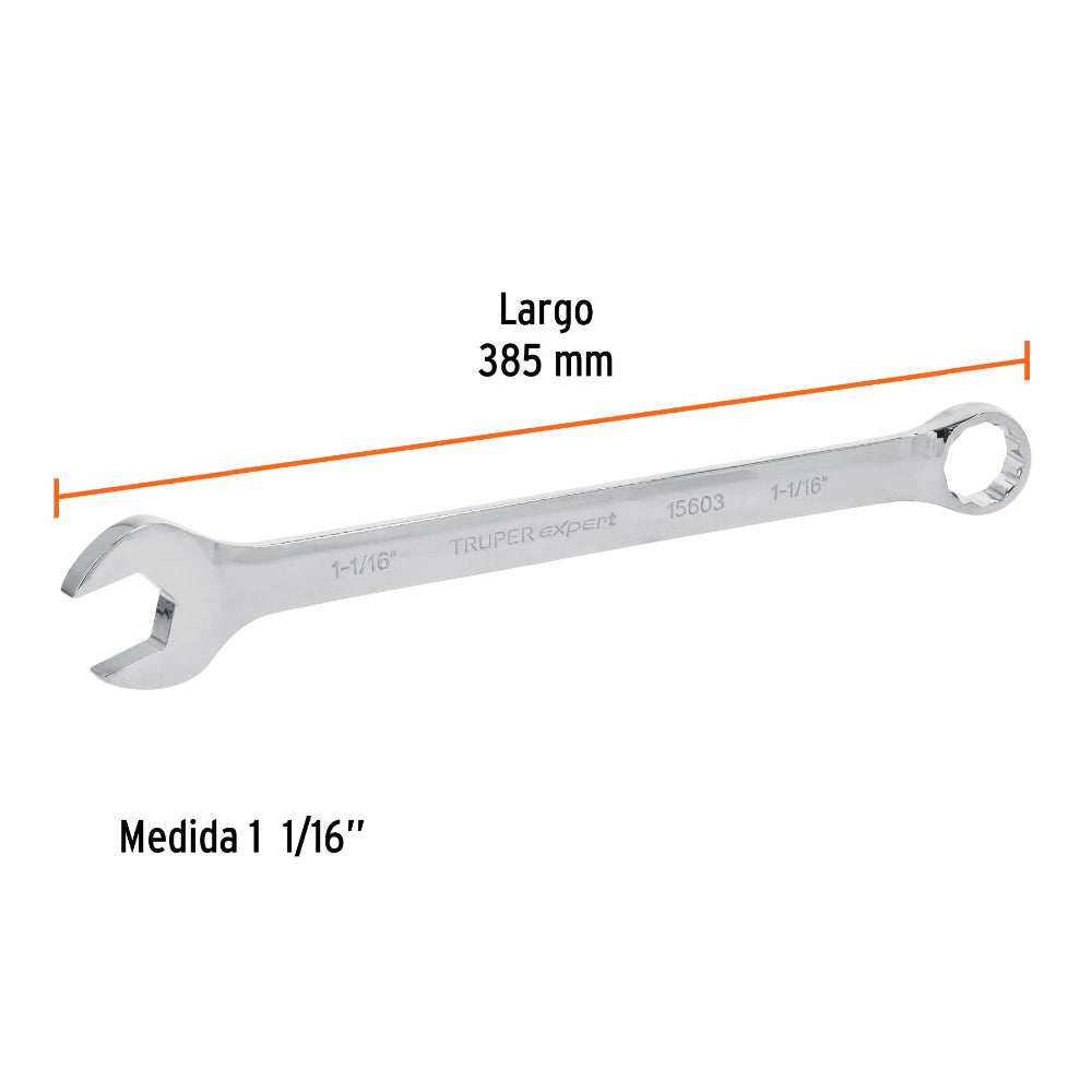LLAVE COMBINADA EXTRALARGA 15603 TRUPER MECANICA