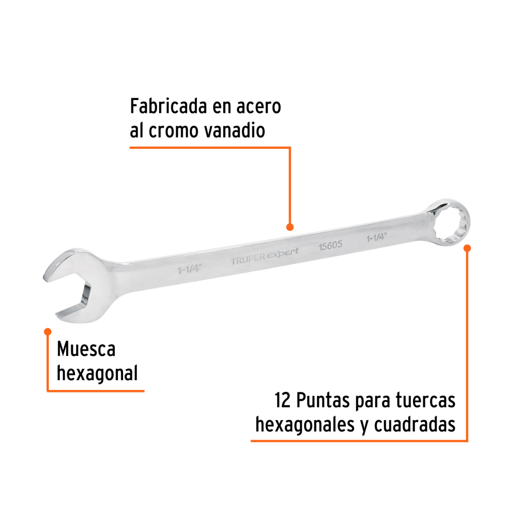 LLAVE COMBINADA EXTRALARGA 15605 TRUPER MECANICA