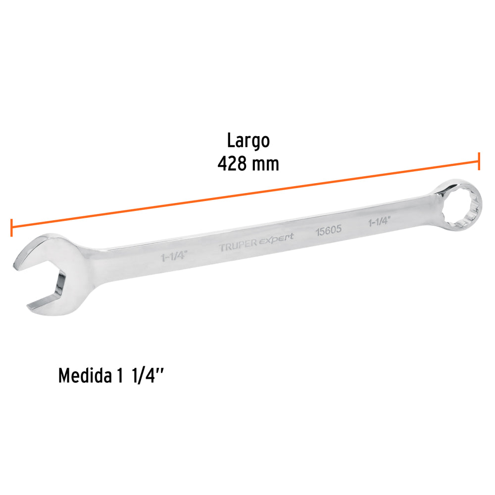 LLAVE COMBINADA EXTRALARGA 15605 TRUPER MECANICA