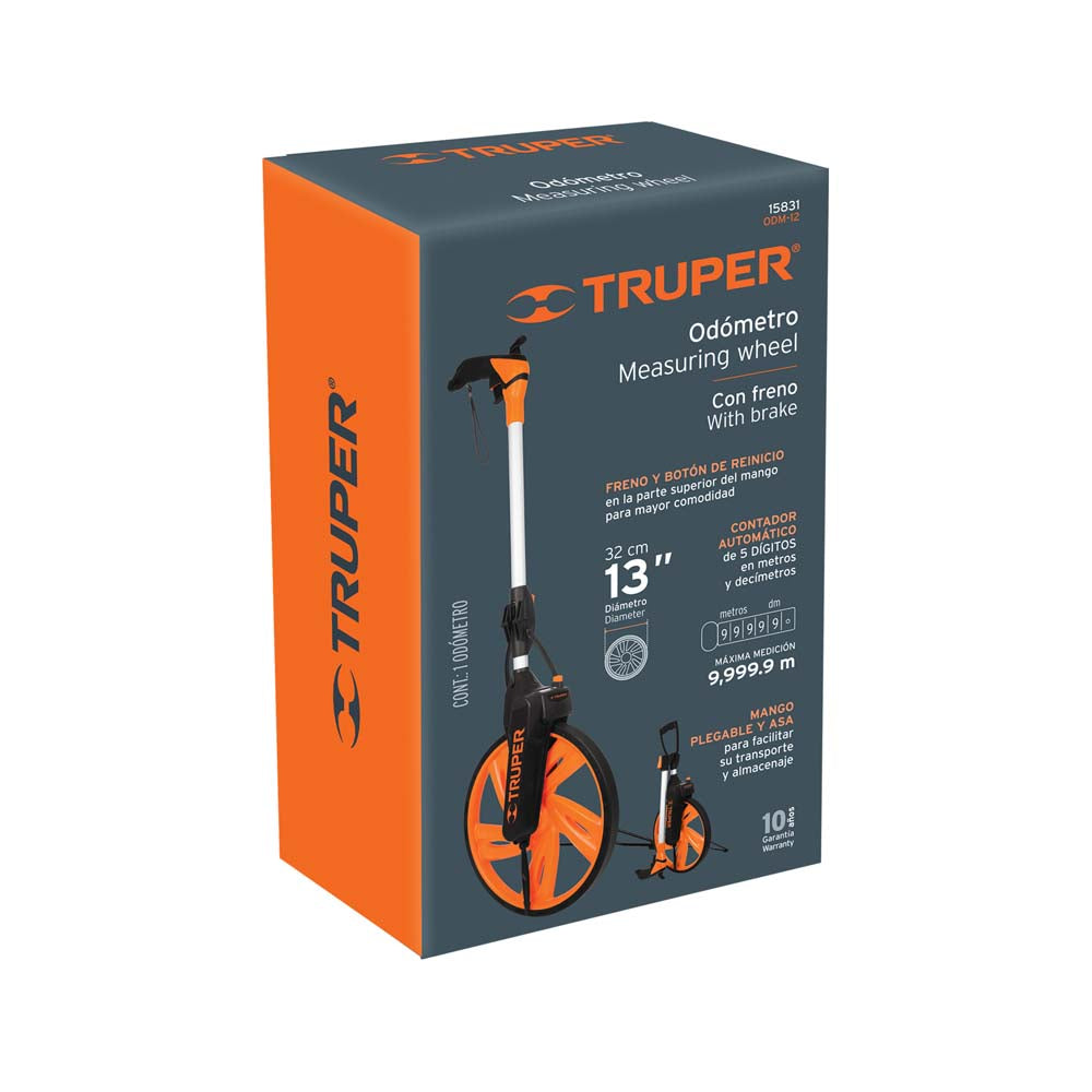 ODOMETRO CON FRENO RUEDA 12" ODM-12 15831 TRUPER