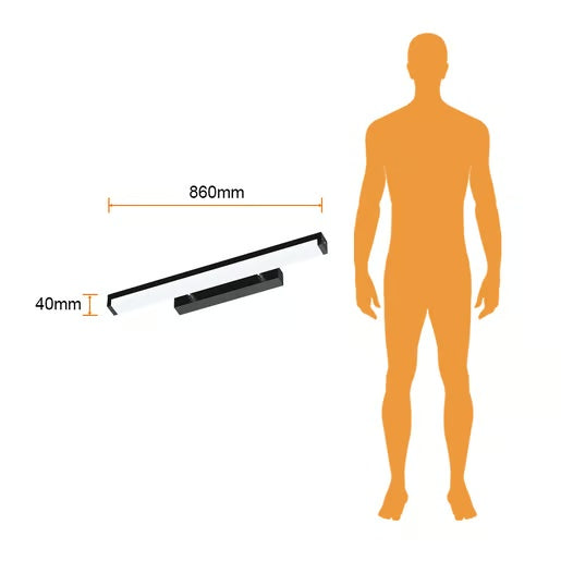APLIQUE LINEAL LUZ LED 15W LUZ BLANCA AJUSTABLE ROTACION 180? IK08 NO ATENUABLE NGO