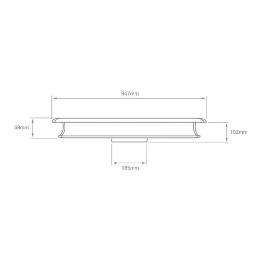 APLIQUE LINEAL LUZ LED 15W LUZ BLANCA AJUSTABLE INTERIORES NO ATENUABLE NGO