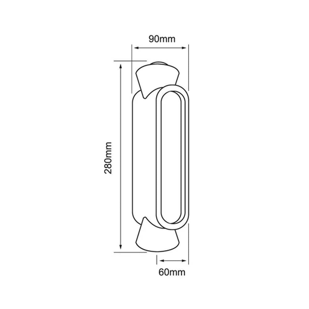 LÁMPARA DE EXTERIOR LED VINDEMIATRIX TECNOLITE PARA SOBREPONER 15W LUZ SUAVE CÁLIDA ***TECNOLITE HAE***