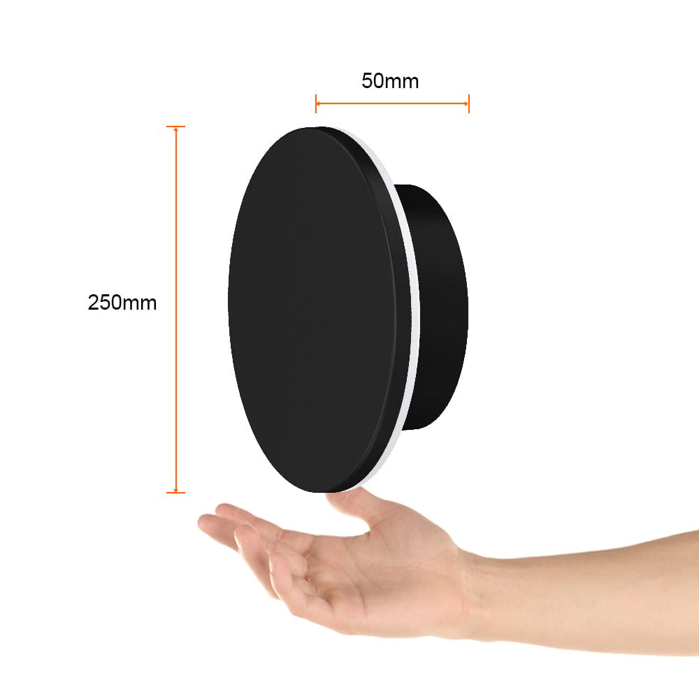 LUMINARIO EXT MURO LED 15W CCT NEGRO