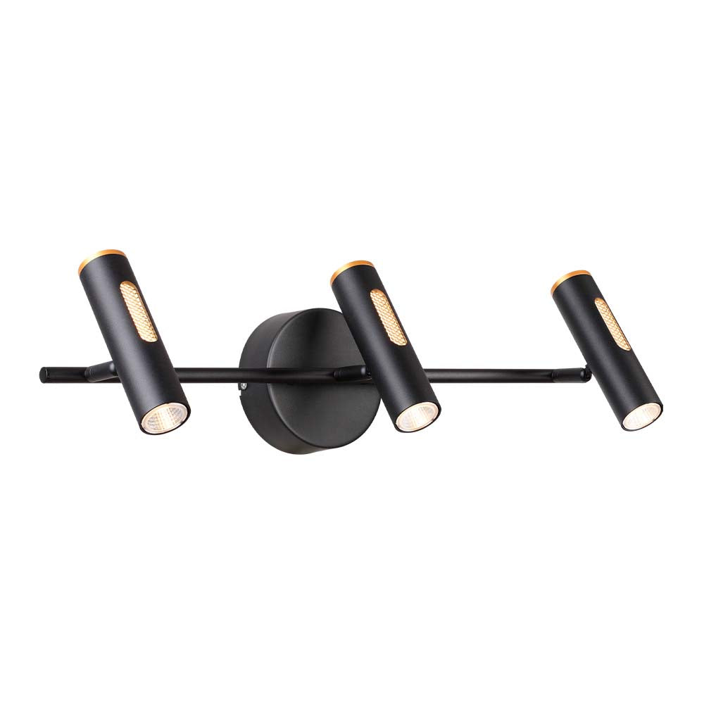 LAMPARA DE PARED ARBOTANTE LED 15W LUZ CALIDA BRILLANTE DIRECTA/INDIRECTA DIRIGIBLE IRC90 NO ATENUABLE NGO