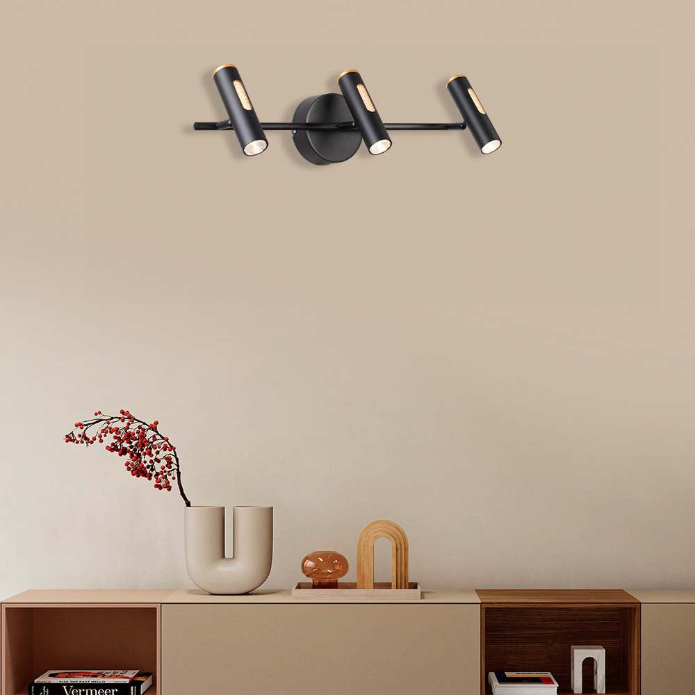 LAMPARA DE PARED ARBOTANTE LED 15W LUZ CALIDA BRILLANTE DIRECTA/INDIRECTA DIRIGIBLE IRC90 NO ATENUABLE NGO