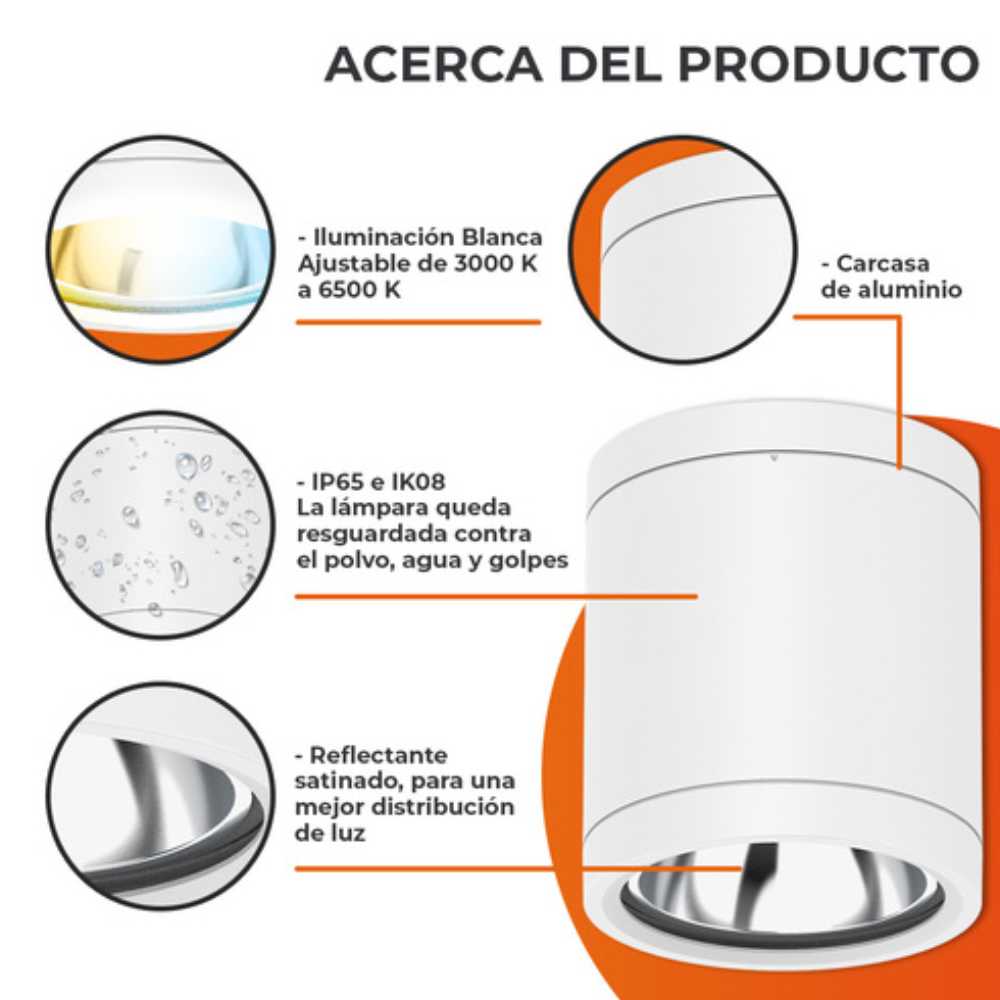 INT LED SP15W100-240V1200LM3000-6500KE ELARA I TECNOLITE