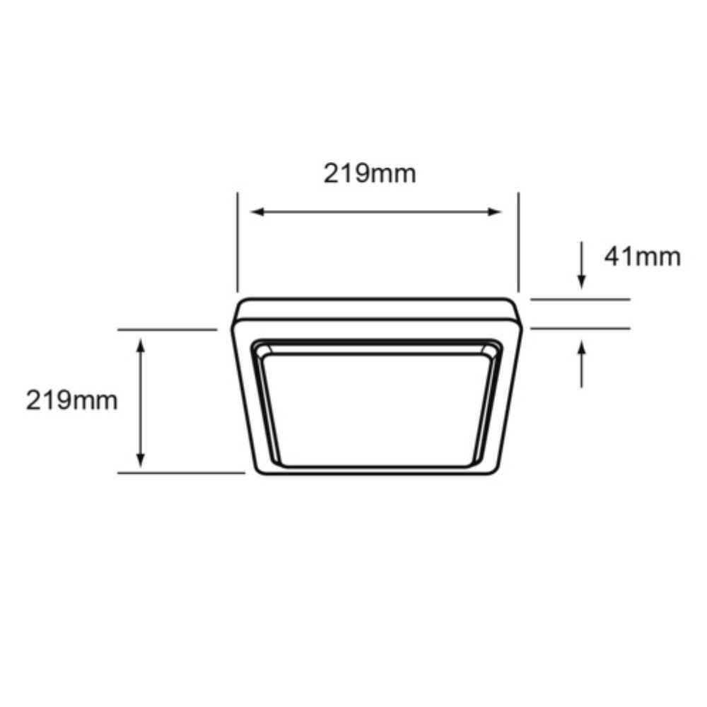 LÁMPARA DE EMPOTRAR LED TECNOLITE NASHIRA II DE SOBREPONER 15W LUZ DE DÍA NO ATENUABLE LED INTEGRADO