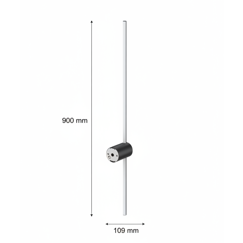 LAMPARA DE PARED ARBOTANTE LED 15 W LUZ BLANCA AJUSTABLE ROTACION 350 NO ATENUABLE