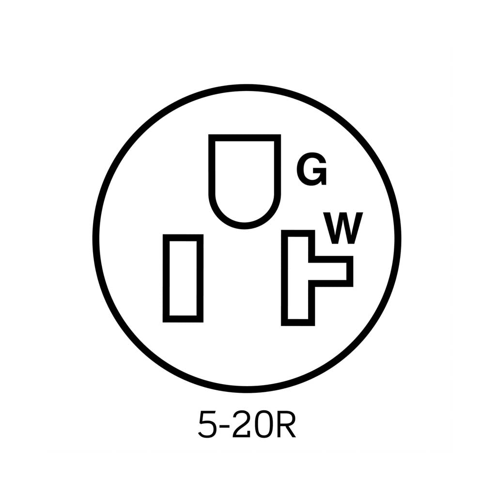RECP. DUPLEX DECORA PLUS GRADO HOSPITAL TIERRA AISLADA 20A/125V 2P3H NARANJA